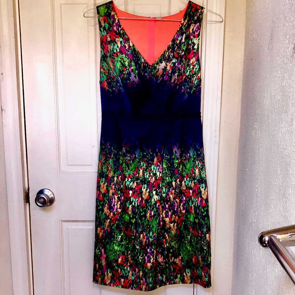 Unique Floral Cocktail Dress